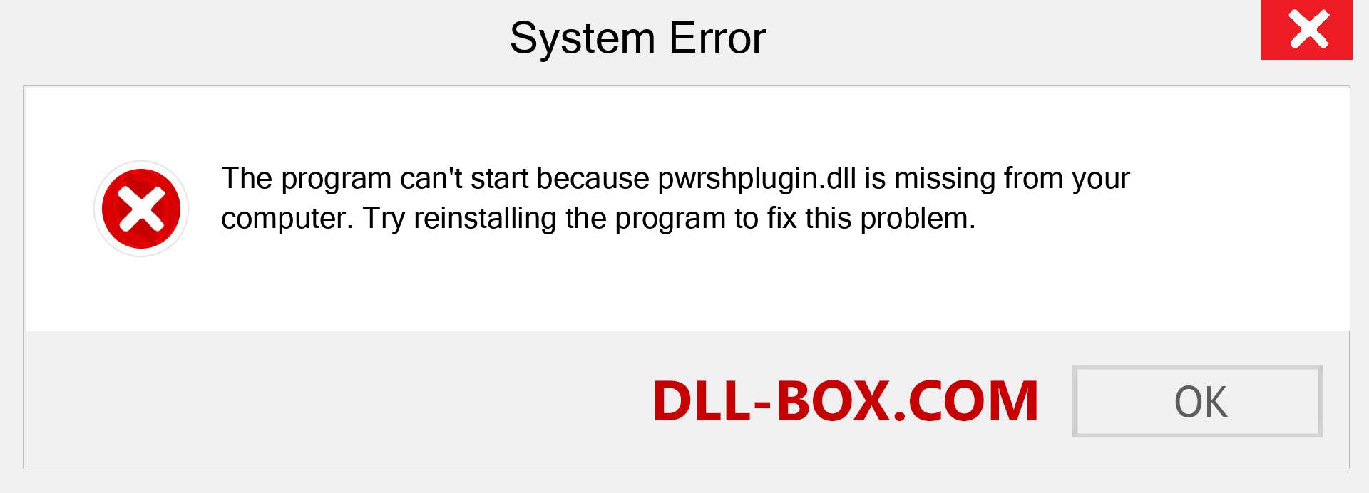  pwrshplugin.dll file is missing?. Download for Windows 7, 8, 10 - Fix  pwrshplugin dll Missing Error on Windows, photos, images